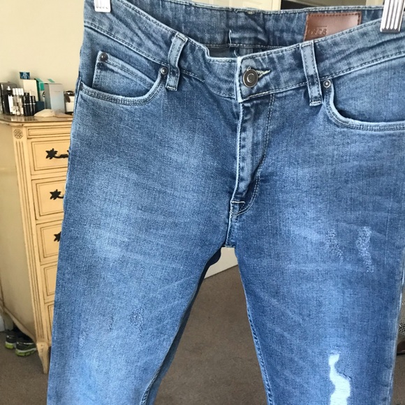 ASOS Super Skinny ankle grazer with rips jeans - Picture 7 of 8